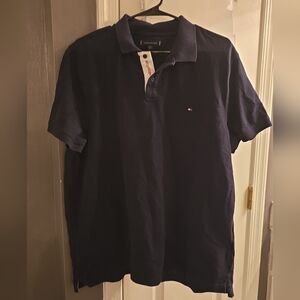 Tommy Hilfiger Men's Dark Blue Polo Shirt